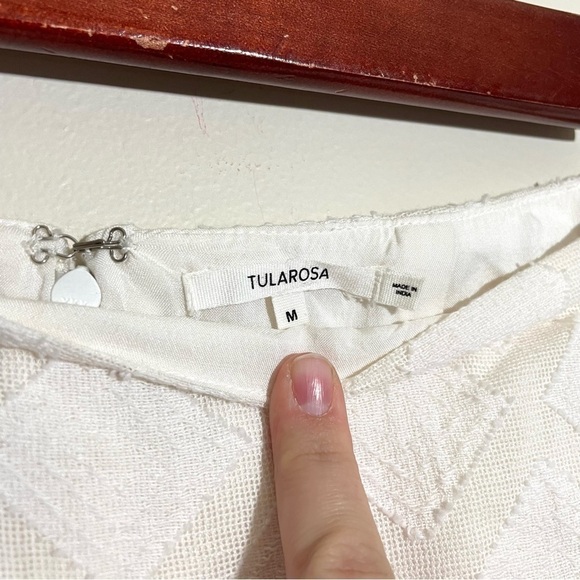 Revolve Tularosa Hannah Ruffle Mini Faux Wrap Skirt in Ivory - Picture 7 of 9